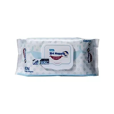 Curatio Healthcare B4 Nappi Wipes 20Cm X 14Cm 80Pcs