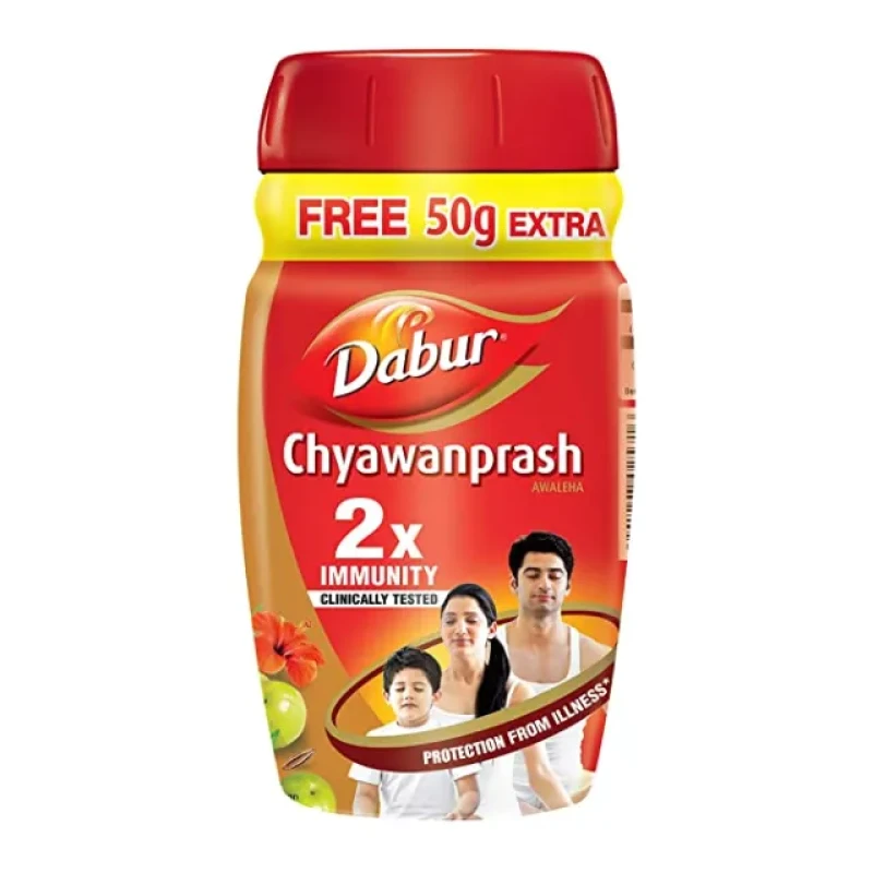 Dabur Chyawanprash: 500g pack with an additional 50g free.