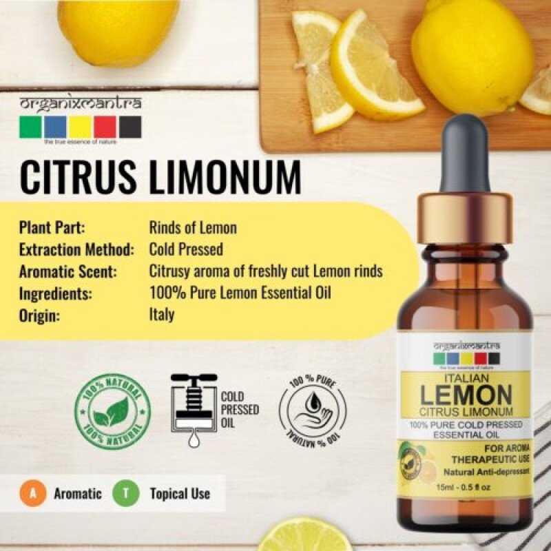 Organix Mantra Italian Lemon Essential Oil (15Ml)