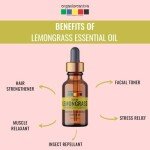 Organix Mantra Kochi Lemongrass Essential Oil (15Ml)