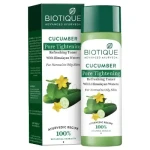 Biotique Cucumber Pore Tightening Toner: Refreshing, 120ml.