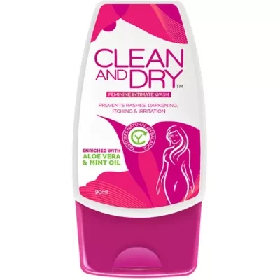 Clean Dry Daily Feminine Intimate Wash (90ml)