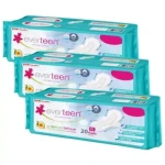 Everteen Cottony Dry Xl Sanitary Napkin Pads 280mm 20Pcs Pack Of 3