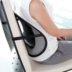 Binsbarry Ventilation Back Rest: Universal Lumbar Support Cushion Pad