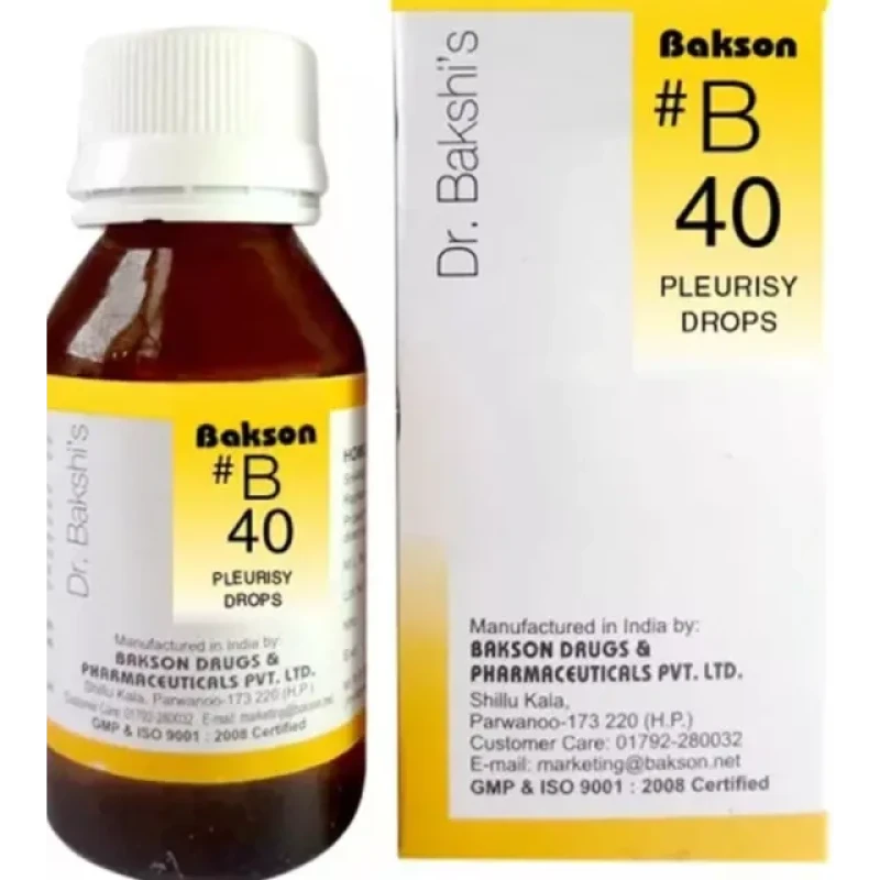 Bakson B40 Pleurisy Drop