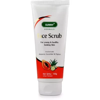 Bakson Sunny Face Scrub With Aloe Vera Cucumber Papaya 100G