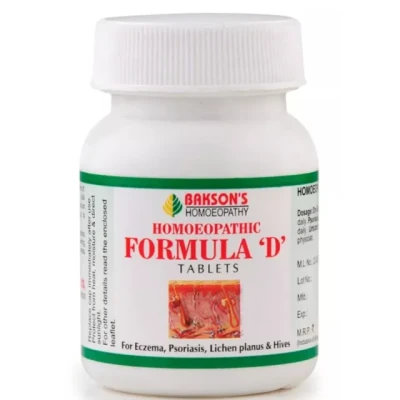 Bakson Homoeopathic Formula 'D' Tablet