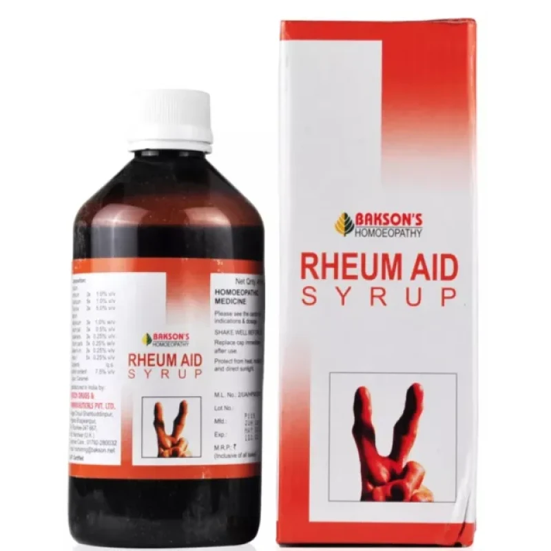 Bakson  Rheum Aid Syrup Homeopathic Medicine