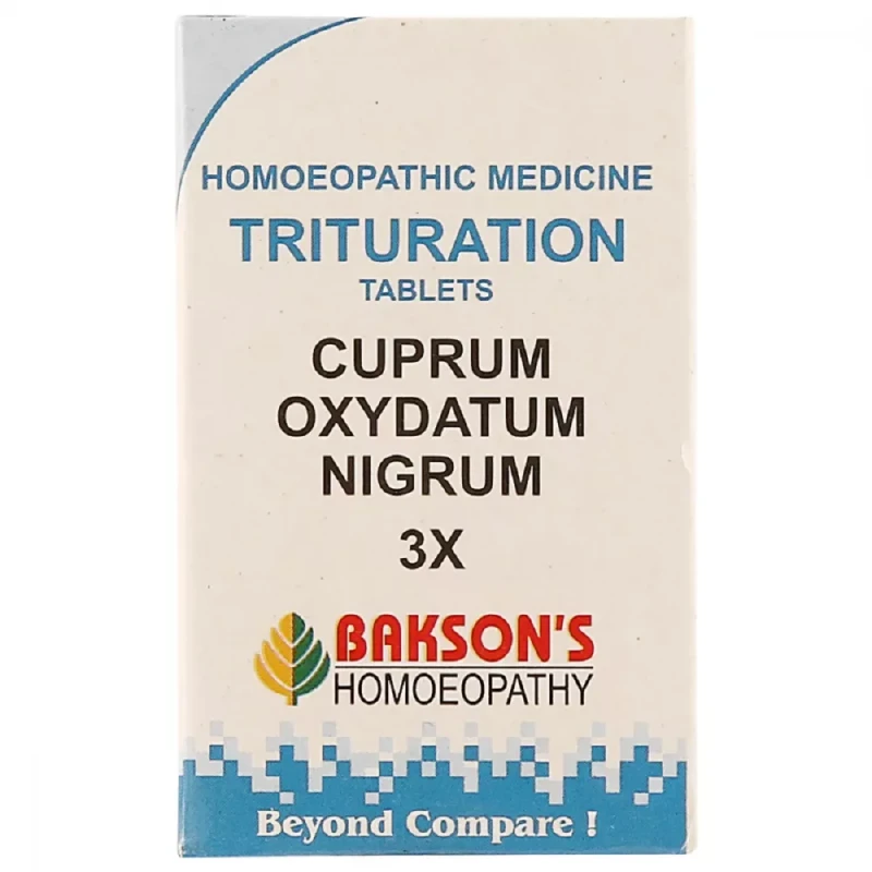 Bakson Cuprum Oxydatum Nigrum 3X (100tab)