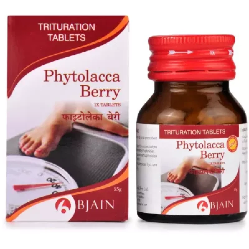 BJain Phytolacca Berry 1X (25g)