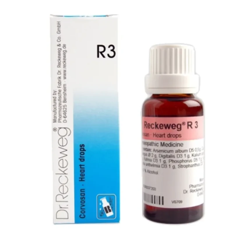 Dr Reckeweg R3 Heart Drops -Blockage and Valvular