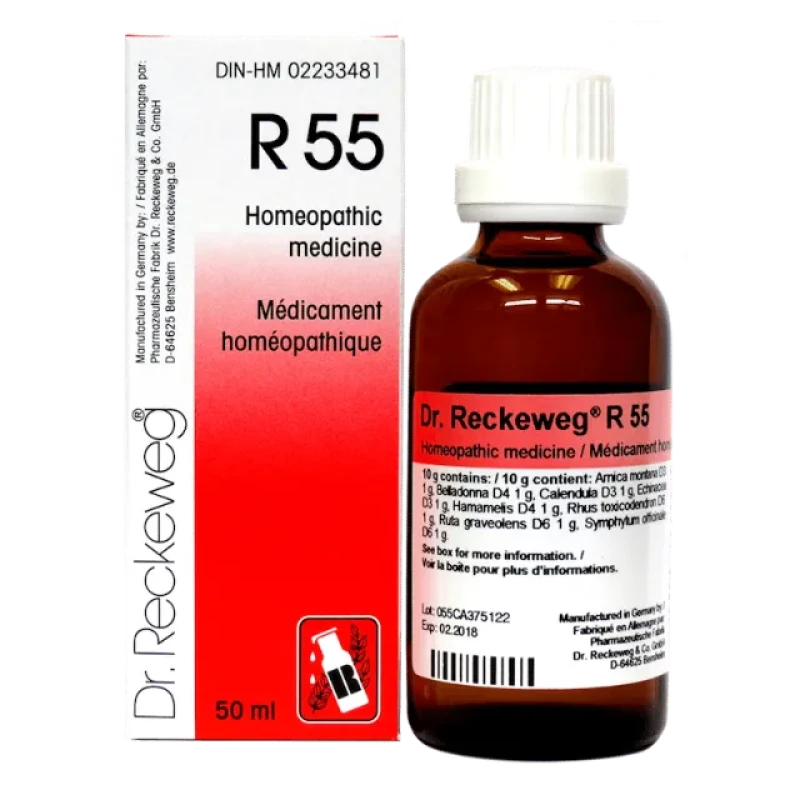 Dr Reckeweg R55 Injuries, healing Drops