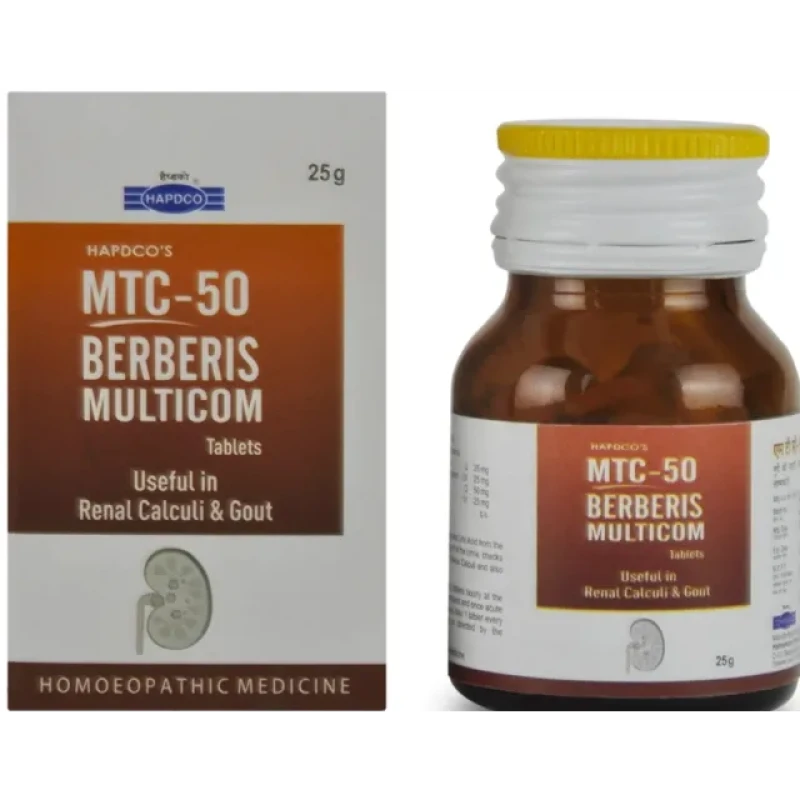 Hapdco Mtc 50 Berberis Multicom Tablets (25G)