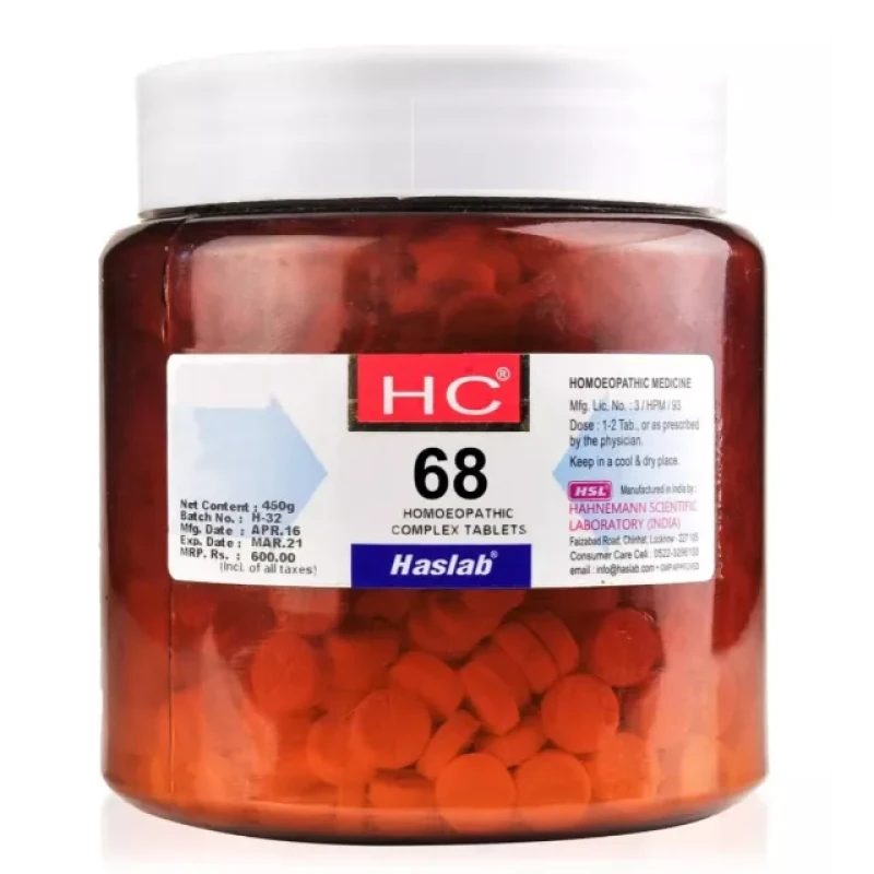 Haslab HC 68 Calcarea Flour Complex Tablet (450g)