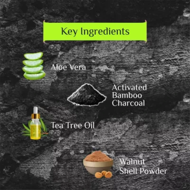 Lords Charcoal Face Scrub 100ml