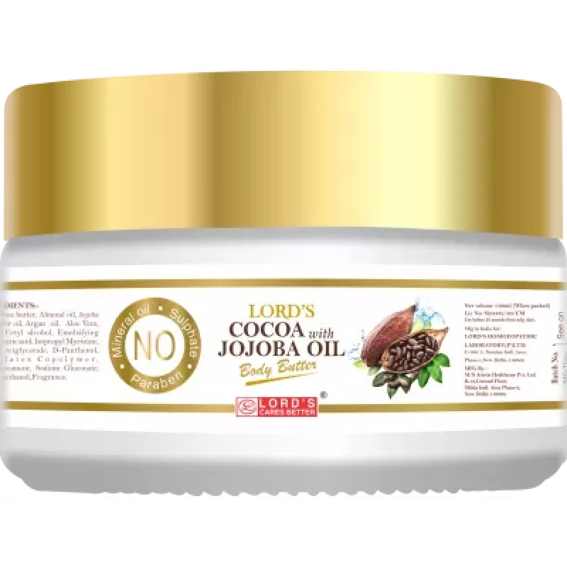 Lords Cocoa With Jojoba Oil Body Butter 100ml