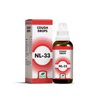 New Life NL-33 Cough Drops (30ml)