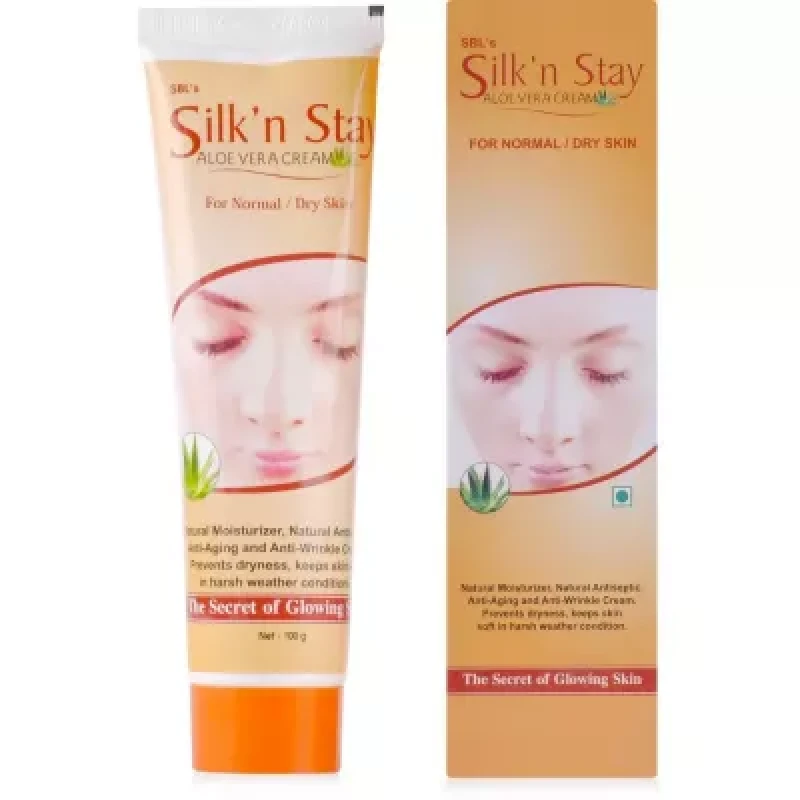 SBL Silk N Stay Aloe Vera Cream Normal and Dry Skin 100g