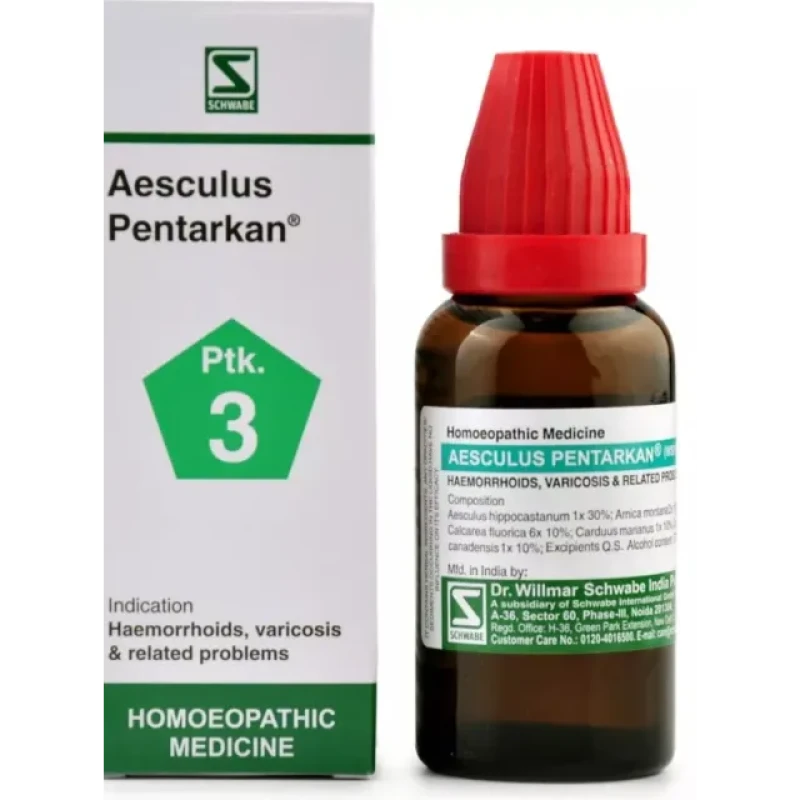 Willmar Schwabe India Aesculus Pentarkan (30 ml)