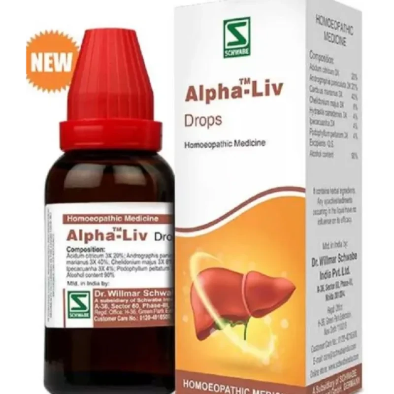 Willmar Schwabe India Alpha Liv Drops (30 ml)