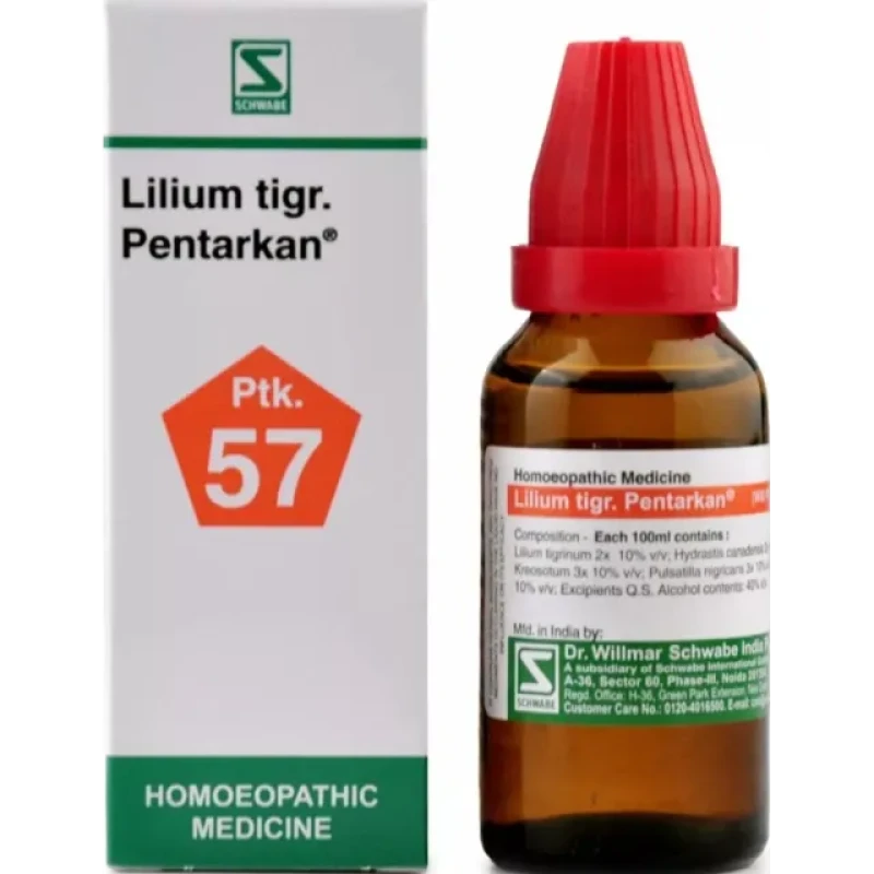 Willmar Schwabe India Lilium Tigrinum Pentarkan Drops (30 ml)