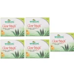 Wheezal Glow Bright Aloevera Calendula Bathing Bar (75G) Pack Of 5