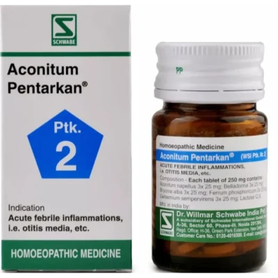 Willmar Schwabe India Aconitum Pentarkan Tablets (20 g)