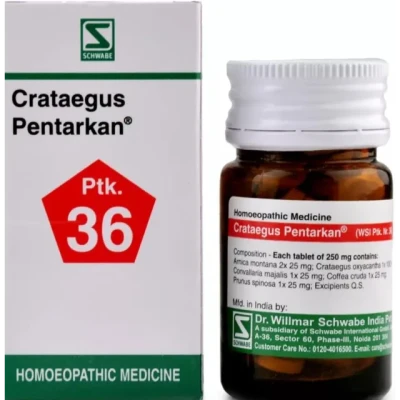 Willmar Schwabe India Crataegus Pentarkan Tablets (20 g)