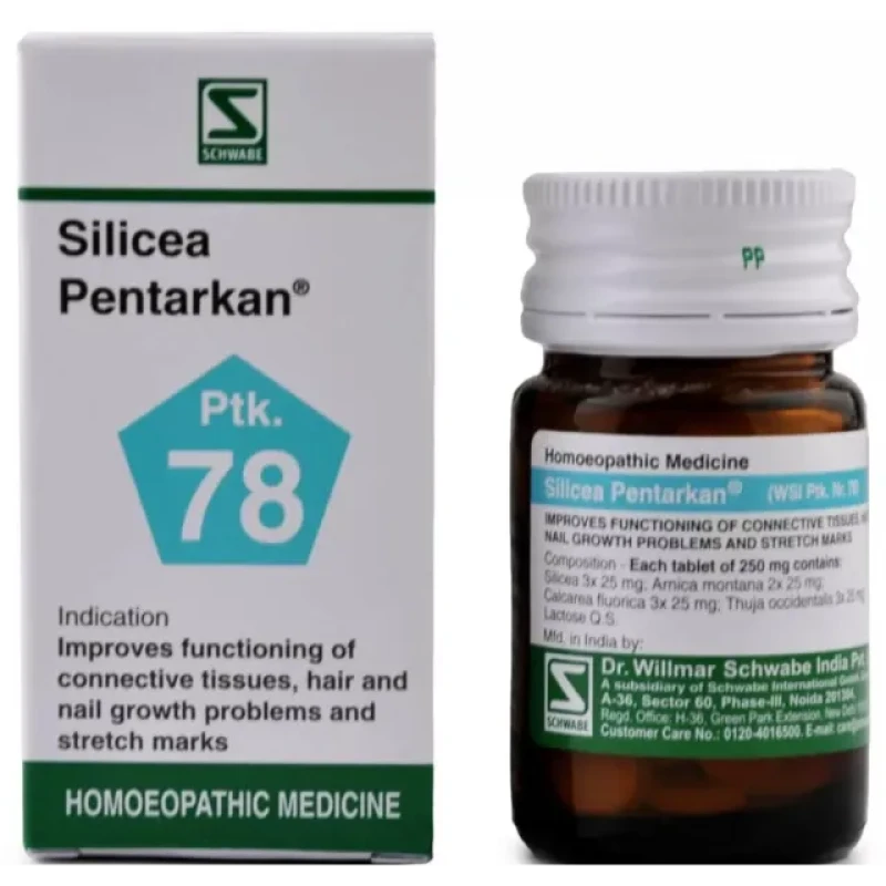 Willmar Schwabe India Silicea Pentarkan Tablets (20 g)