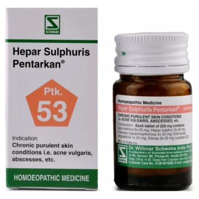 Willmr Schwabe India Hepar Sulphuris Pentarkan Tablets (20 g)