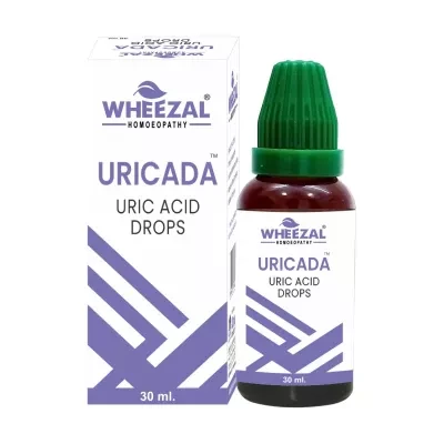 Wheezal Uricada Uric Acid Drops (30ml)