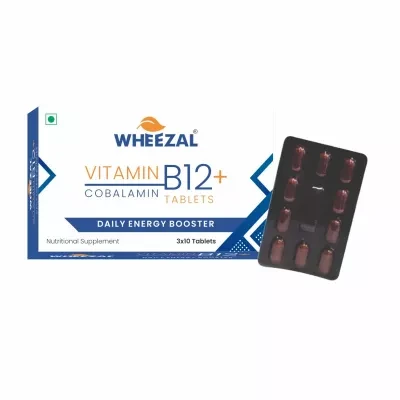 Wheezal Vitamin B12+ Cobalamin Tablets (30tab)