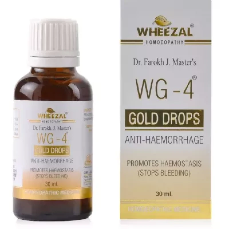 Wheezal WG 4 Gold Drops Anti Haemorrhage (30ml)