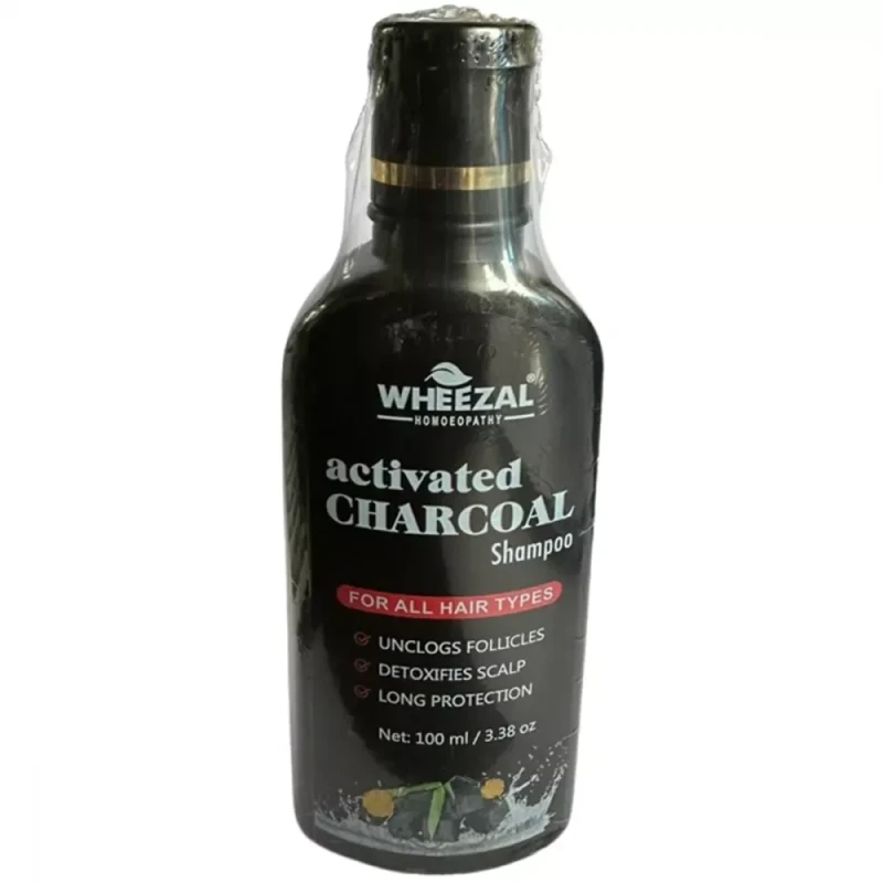 Wheezal Activated Charcoal Shampoo (100ml)