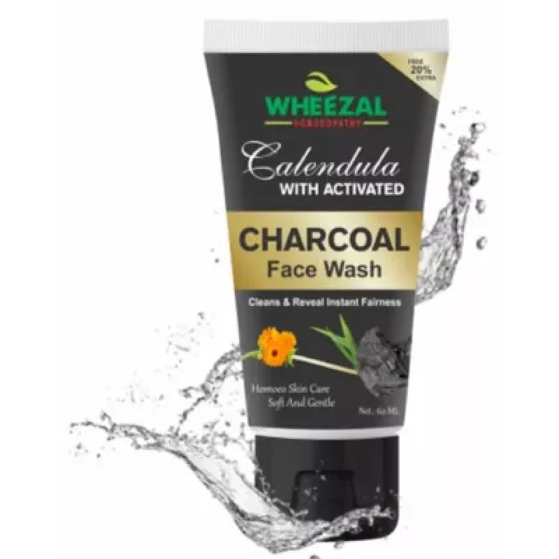 Wheezal Activated Charcoal Facewash 100Ml