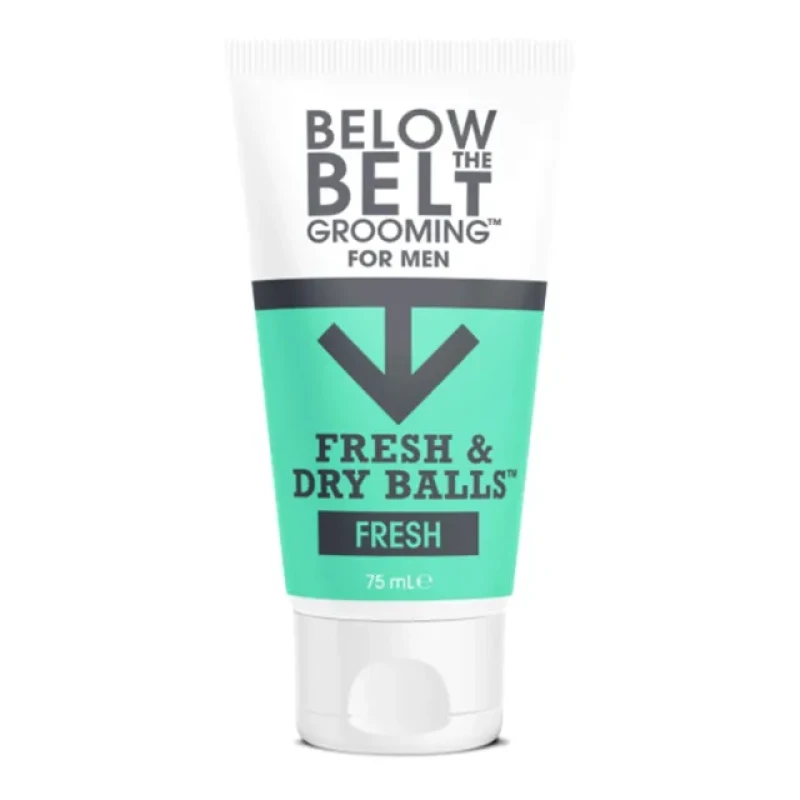 Below the Belt Grooming Fresh Dry Balls Spray.