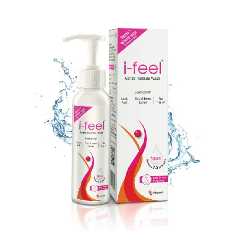 I Feel Gentle Intimate Wash: pH Balance, Soothes Irritation, 100ml.