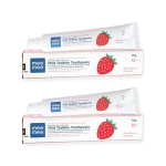 Mee Mee Baby Toothpaste: Fluoride-free, triple calcium phosphate, 70g, strawberry, pack of 2