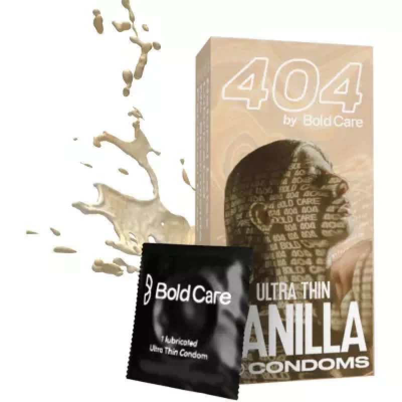 Bold Care 404 Super Ultra Thin Vanilla Flavored Condoms For Men 10Units