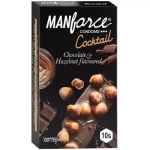 Mankind Pharma Manforce Cocktail Chocolate Hazelnut Flavoured Dotted Ring Condoms 10Pcs