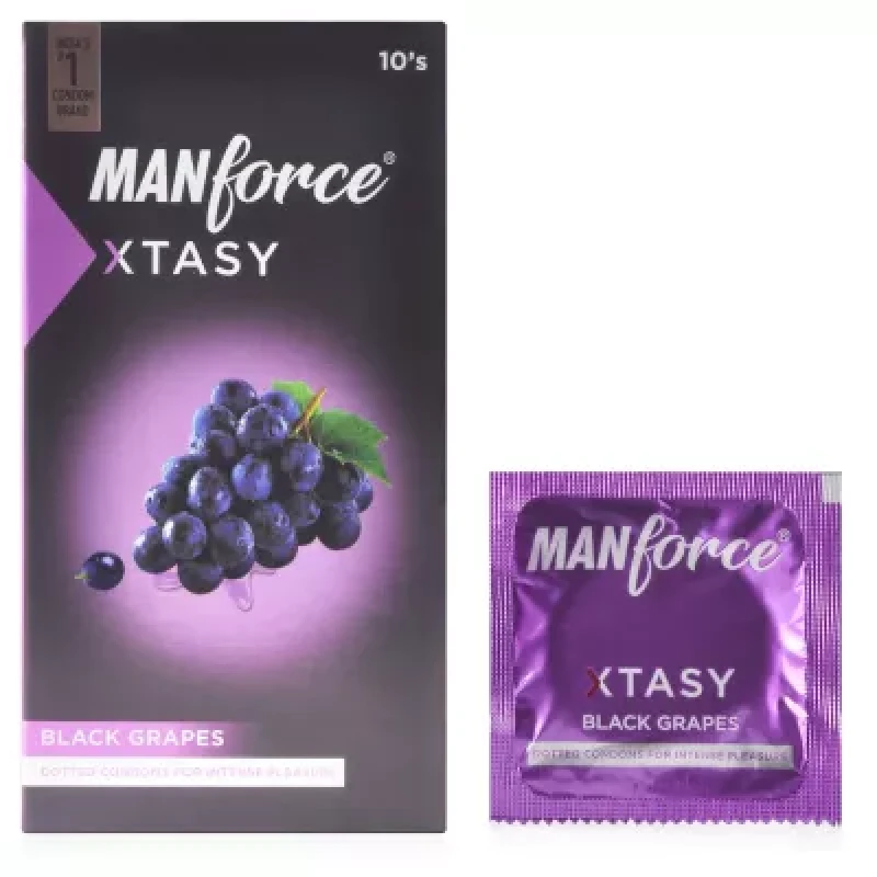 Mankind Pharma Manforce Xtasy Black Grapes 10Pcs