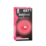 Mankind Pharma New Manforce 1740 Dots Lichi Flavour 10Pcs