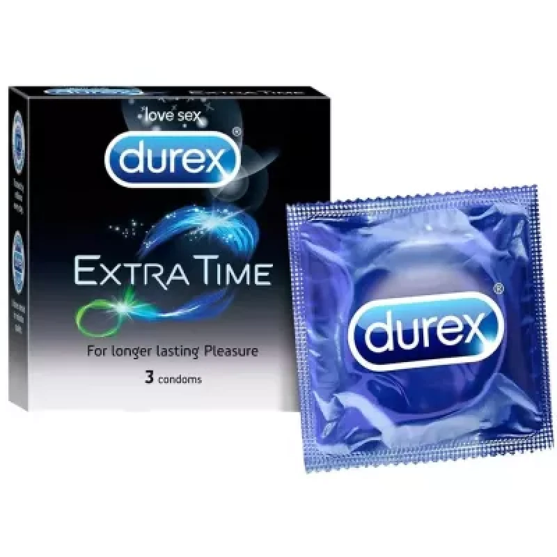 Reckitt Benckiser Durex Extra Time Condoms 3Pcs