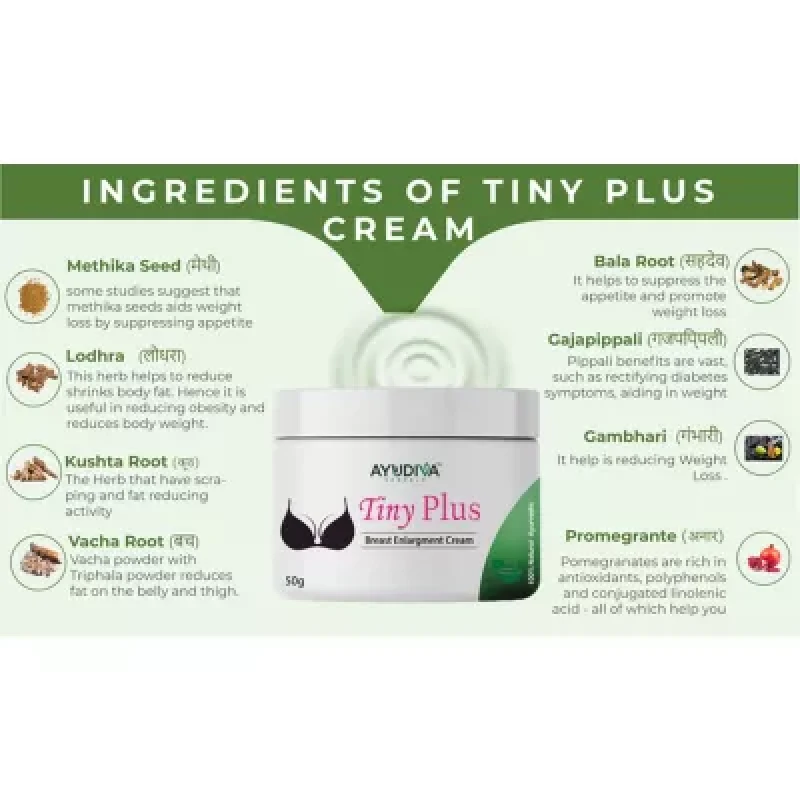 Ayudiva Herbals Tiny Plus Cream 50G