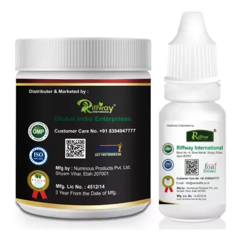 Riffway Big Penis Size Powder Big Penis Size Oil 100Gm+15Ml