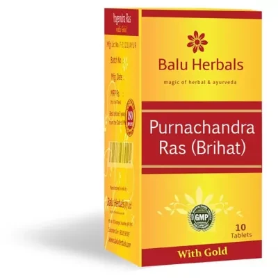 Balu Herbals Purnachandra Ras Gold 10Tab