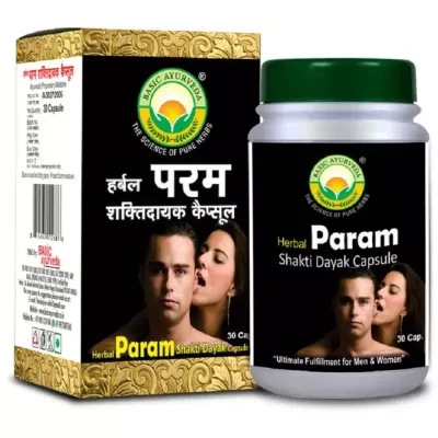 Basic Ayurveda Herbal Param Shaktidayak Capsule 30Caps