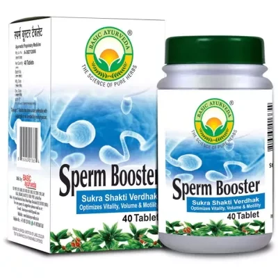 Basic Ayurveda Sperm Booster Tablet 40Tab