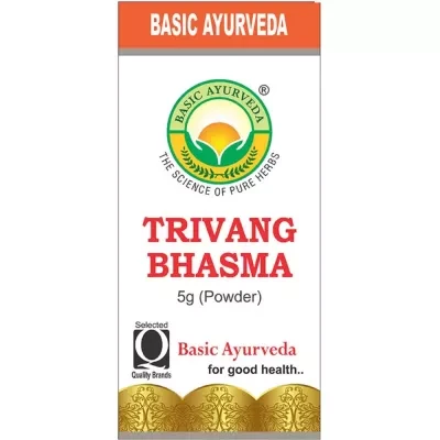 Basic Ayurveda Trivang Bhasma 5G