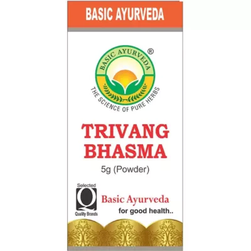 Basic Ayurveda Trivang Bhasma 5G